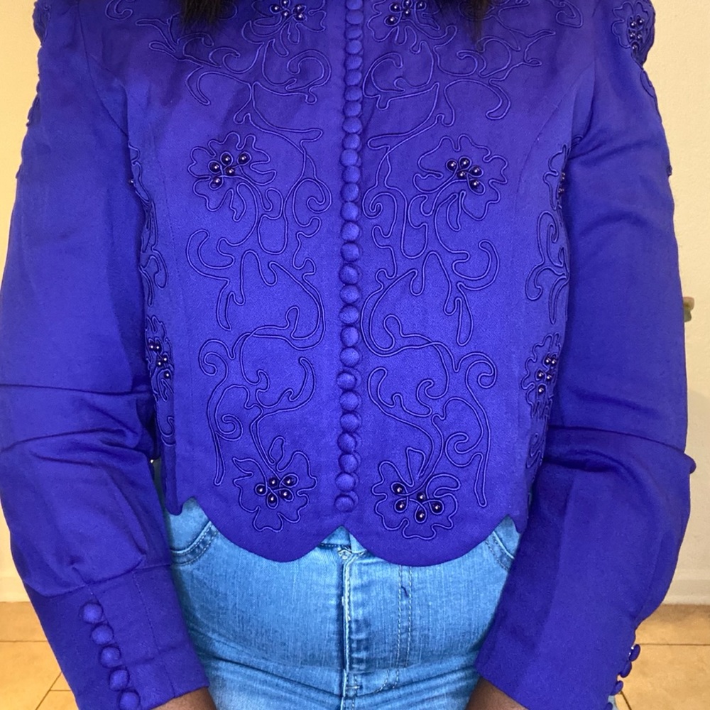 Purple pearl top
